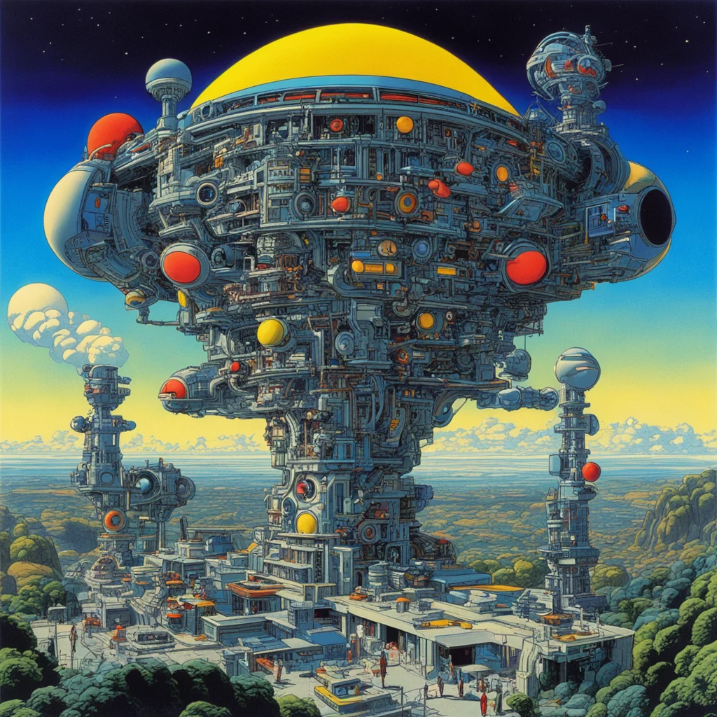 Jack Kirby| inner space journeytechnology | machines | Molecules atoms electronsmicroscope futuristicGhibli matte painti